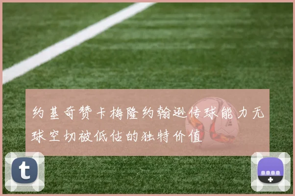 约基奇赞卡梅隆约翰逊传球能力无球空切被低估的独特价值